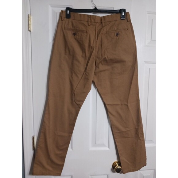 NWT Men's Old Navy Ultimate Slim Built In Flex Chino Pants Size 34x30 Caramel - Picture 5 of 8